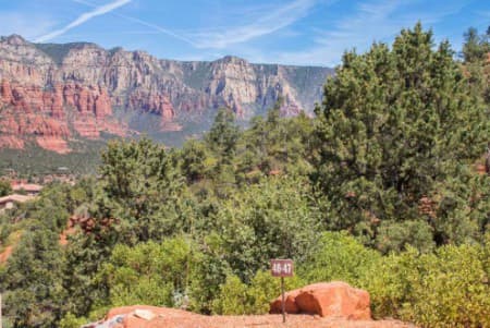 image of donated vacant lot in Sedona AZ